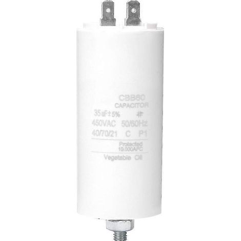 CBB60 450V 35uf Anlaufkondensator mit Schraubmutter für Waschmaschine (1/5)
