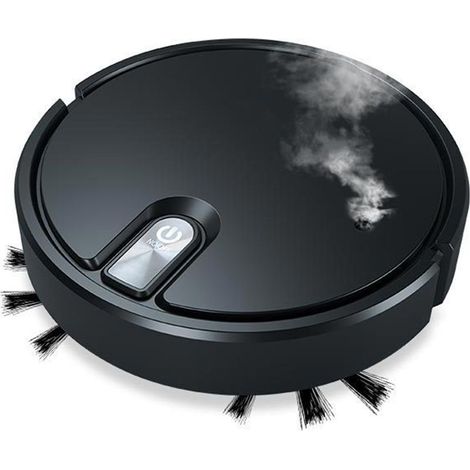 Aspirateur robot 3 en 1 avec aspiration puissante – Navigation intelligente – Fonction pulvérisation – Autonomie 60 min – Silencieux (1/5)