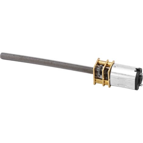 Gleichstrom-Untersetzungsmotor, rotkupferfarben, 50 U/min, verschleißfest, M4 55 mm, Mikro-Elektrogetriebemotor, 6 V (1/5)
