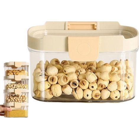 Boîtes de conservation, récipients alimentaires, bocaux hermétiques, boîtes de conservation avec couvercles en silicone, bocaux de conservation, boîtes alimentaires scellées, (1/5)