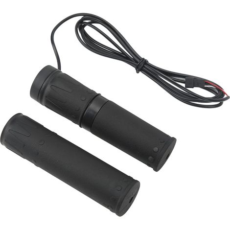 Poignée d'accélérateur pour Vélo électrique FT 158X – Poignée de Contrôle de Vitesse Rotative en Demi-Section Divisée avec Connecteur SM pour Vélos électriques 12 V-72 V, en Caoutchouc (1/4)