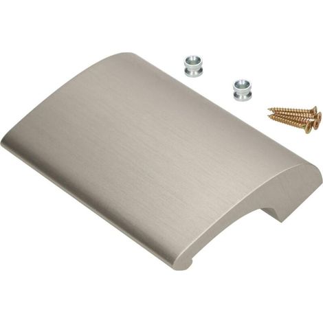 Poignée de porte de balcon en aluminium aspect acier inoxydable - Poignée de porte de terrasse de luxe sûre - Pour fumeurs (1/5)