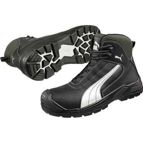 PUMA Sicherheitsstiefel Cascades Mid Größe 43 schwarz / weiß - 63.021.0-43