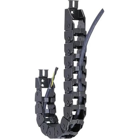 igus Easy Chain E Kette E08 negro montaje fácil ligero