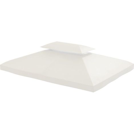 Toit de Rechange pour Tonnelle Crème 3 x 4 m (1/5)