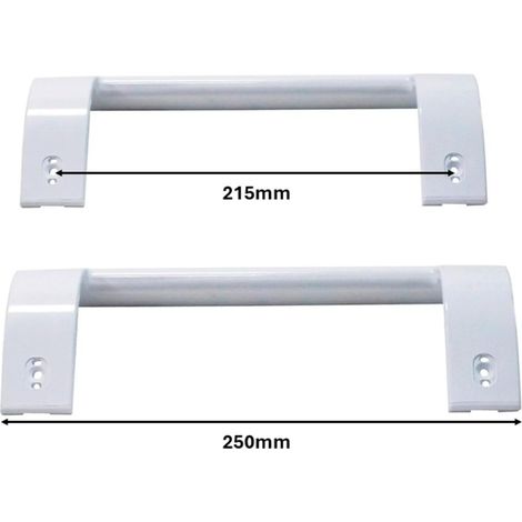 KIT 2 MANIGLIE FRIGORIFERO BEKO CONGELATORE SMEG ARCELIK 4321270300