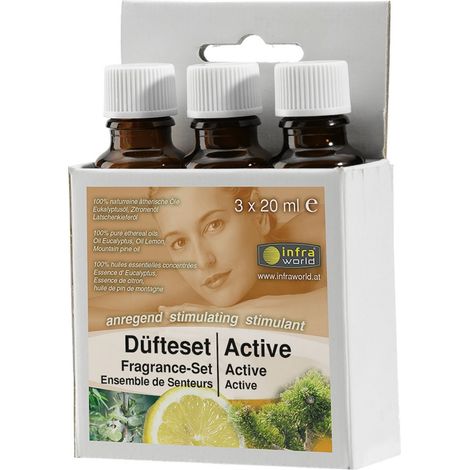 Infraworld Düfteset Activ 3 x 20 ml Saunaaufguss Saunaduft W4429 (1/5)