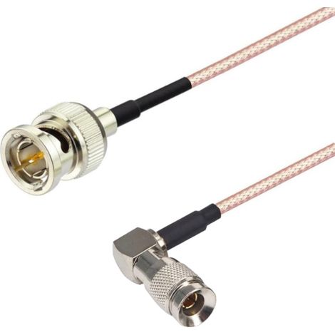 SDI-Kabel mit BNC-Stecker / DIN 1.0/2.3 RA 75 Ohm 2 m