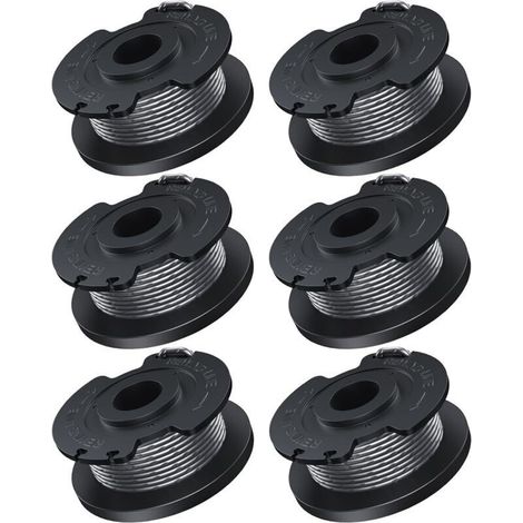 Ø1,6 mm-5m de Longueur Fil Coupe Bordure Compatible avec Bosch Convient pour Coupe-Bordures Sans fil EasyGrassCut,Contient 6 Pièces F016800569 Bobine Coupe Bordure