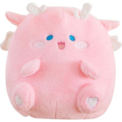 Joli coussin en peluche de 40 cm pour fille, jouet de sieste doux avec design élégant, finition exquise pour le confort et la tranquillité, coussin de sieste doux, voiture mignonne (rose) (1/5)