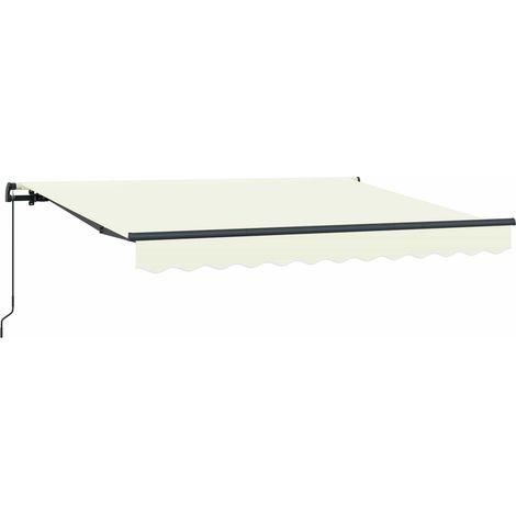 Maison Exclusive - Tenda Retrattile Crema 250 x 200 cm Tessuto