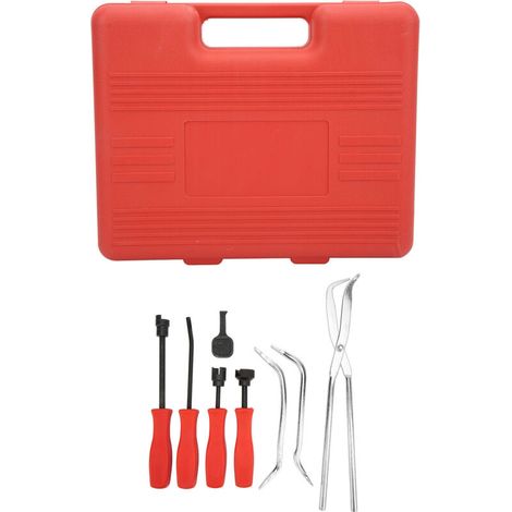 8-teiliges Universal-Trommelbremsen-Abziehwerkzeug-Set, 45-Gauge-Stahl, oxidierte Chromatierung, mit Aufbewahrungsbox. (1/5)