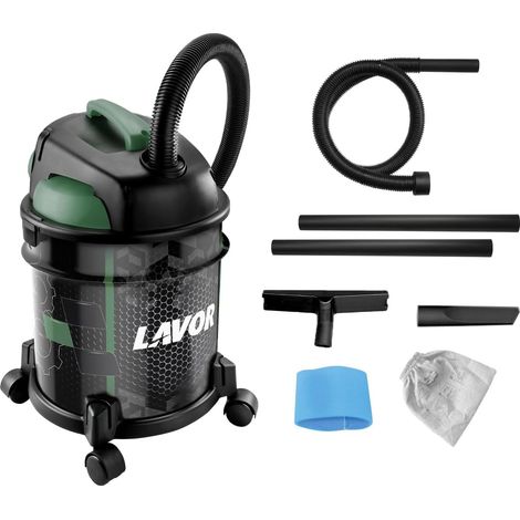Aspirateur Eau et Poussière Rudy 20, Réservoir Acier 20 litres, Puissance d'Aspiration 18 kPa, 1200 Watt Max, Flexible 1,5 Mètres (1/5)