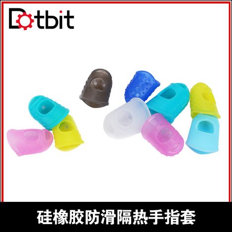3D Printed Pen Accessories: Heat-Insulated Finger Sleeves, Silicone Finger Protectors, 10-Pack, Random Color, New (1/4)