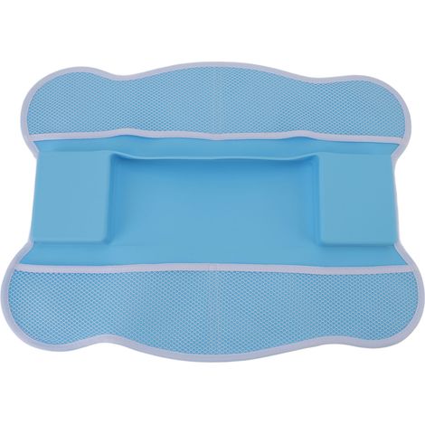 Pare-éclaboussures de baignoire avec poches en maille Double face, étagère de baignoire, support de jouets, rangement pour tout-petits, ventouses (1/5)