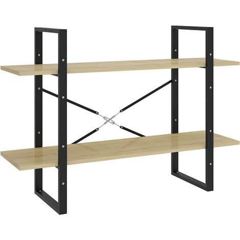 Maison Exclusive - Libreria 2 Ripiani Rovere Sonoma 100x30x70 cm Legno Multistrato (1/5)