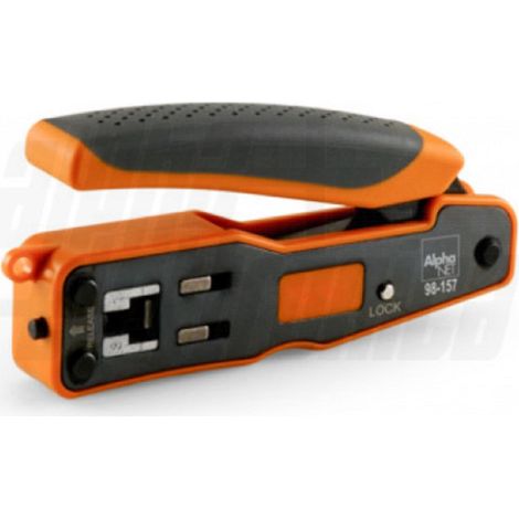 Alpha elettronica pinza compatta rj45 passante e tradizionali 98-157 (1/2)