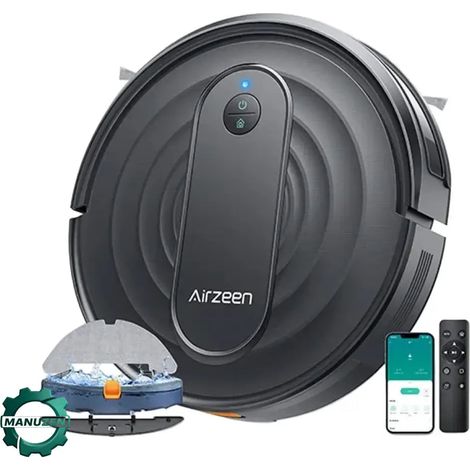 Manuzen - Robot aspirateur laveur 3 en 1 avec application (1/3)