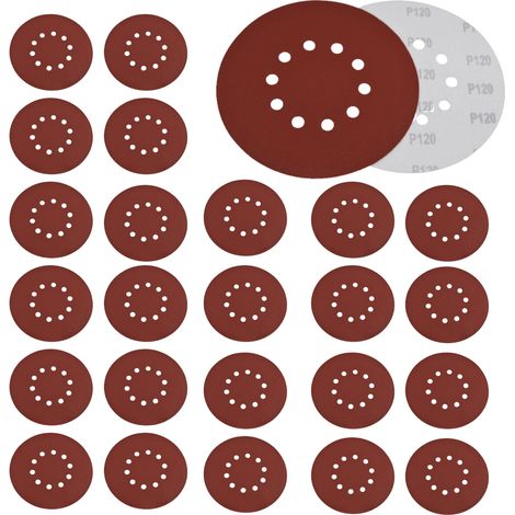 Disco de lija PARA jirafa SOBRE lienzo 10 agujeros 225 mm P 60 25 unidades. (1/5)