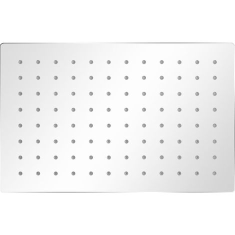 Maison Exclusive - Soffione per Doccia a Pioggia 2 pz Acciaio Inossidabile 20x30cm (1/5)