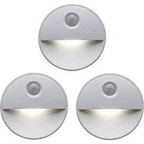 Veilleuse LED dtecteur de mouvement Teinte induisant le sommeil grce aux ampoules LED Fonctionnement sans fil Parfait pour les armoires de salle de bain, les escaliers et plus