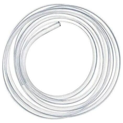 Tuyau en PVC 10 mètres – Tuyau silicone souple pour pression 4mm ID x 6mm OD – Résistant jusqu'à 70 °C – Conduit d'air et carburant (1/5)