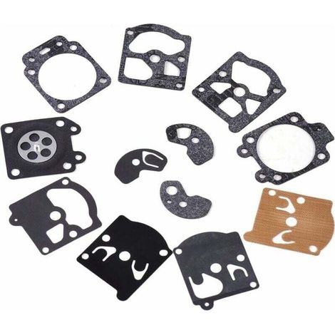 Lot de 2 Kit Réparation du Carburateur Joint Membrane Compatible avec Walbro K10-WAT WA & WT Séries Stihl Hus-qvarna Poulan McCulloch Echo (1/4)