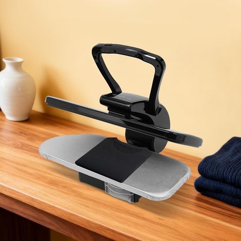 Professionelle Dampfbügelpresse mit Touchscreen für Hemden und Haushalt, 26 Zoll Bügelfläche, 3 Min. Aufheizzeit, 5 Stoffmodi (Nylon, Seide, Wolle, Baumwolle, Leinen) für präzises Bügeln (1/5)