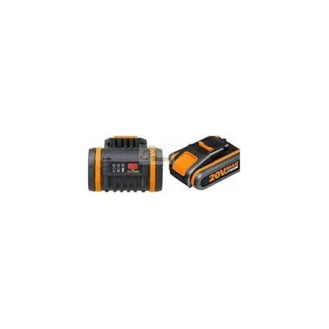 Batteria Worx PowerShare 20V Nera Compatta 2,0 Ah (1/5)