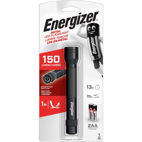 Energizer Taschenlampe Value Metal inkl. 2 x AA schwarz