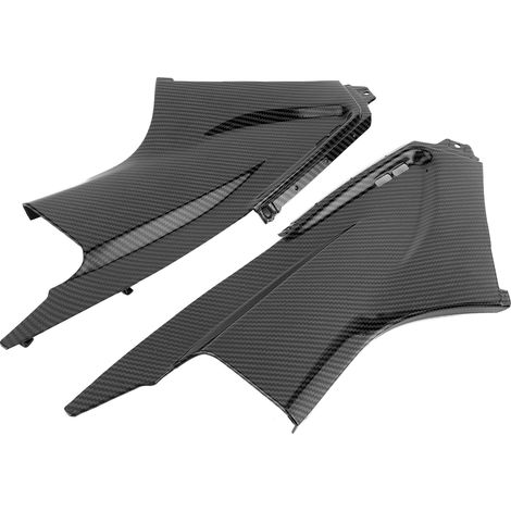 Cache de conduit d'air latéral, insert de carénage style fibre de carbone, compatible avec Yamaha YZF R6 2003-2005 (1/5)