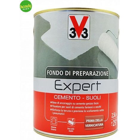 Fondo di preparazione V33 expert cemento lt.2,50 (1/2)