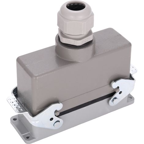 Conector rectangular H24B-He-024-1 para fuente de alimentación de 24 pines, con unas dimensiones de 139 x 43 x 72 mm. (1/5)