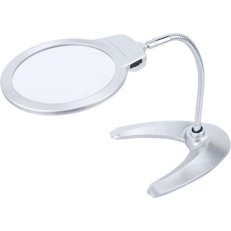 LED-Tischlupe, biegsame Metallröhre im Lampenstil zum Lesen von Büchern (1/5)