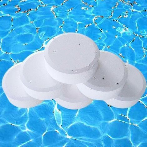 50 à 200 comprimés de chlore multifonctions pour désinfection instantanée des piscines, baignoires et spas (1/5)