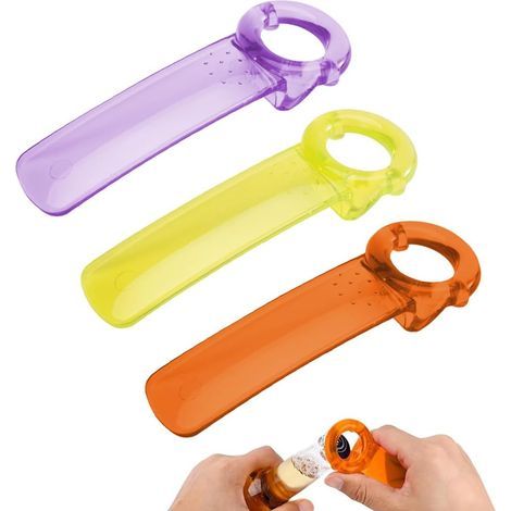 3-teiliger, müheloser Glasöffner, transparentes ABS, manuell, für ältere Menschen, Kinder und Menschen mit schwachen Händen. (1/5)