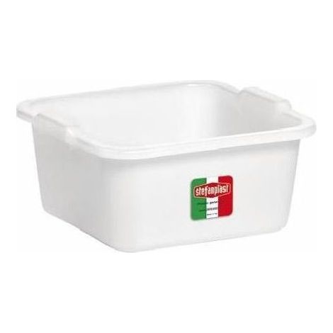 STEFANPLAST POLYÉTHYLÈNE CARRÉ LAVABO,/BLEU PÂLE, 16 LITRE 66380