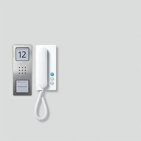 Siedle SET CA 812-1 E/W interfono mural blanco acero inoxidable