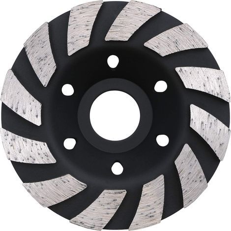 Diamantscheibe, 100 mm Diamant-Schleifscheibe – Turbo-Schleifscheibe, Universal-Diamant-Schleifscheibe zum Schleifen und Polieren von Beton, Mauerwerk, Granit, Marmor, Naturstein