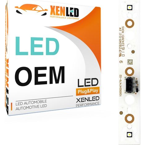 10000047479-02 Module feux de jour LED compatible avec Audi Q7 4M - phare LED remplacement platine d'origine (1/5)