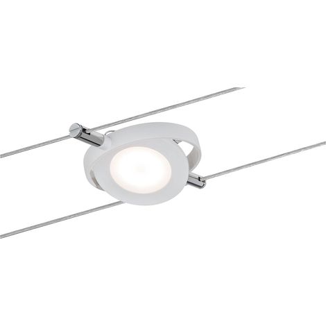 Système de câbles CC LED Spot RoundMac 1x4W, Blanc mate, 12V CC, Plastique (1/5)
