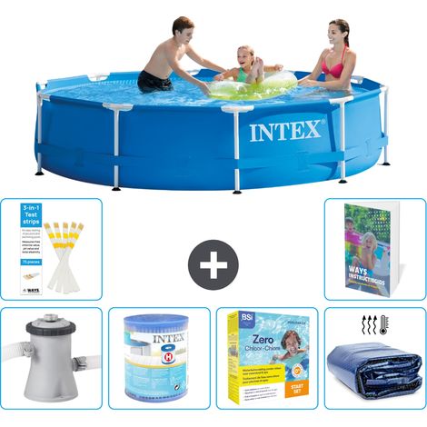 Frame Pool Rund - 305x76 cm - 7-teilig S224