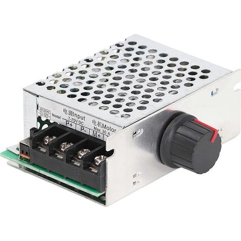 Contrôleur de vitesse PWM pour moteurs CC avec rapport cyclique réglable (7–70 V) pour la gradation des LED