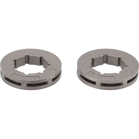2 juegos de cadenas para motosierra de 3/8" y 7 dientes, compatibles con los modelos 55, 262XP, 455 y 460 --Crezuo