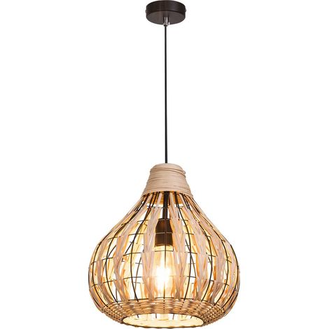 ZAHARA, PENDANT LAMP, RATTAN MATERIAL IN NATURE COLOR, E27 1 (1/5)