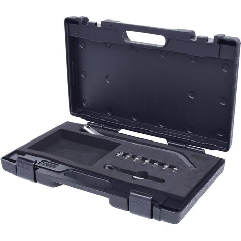 Kstools – Jeu de charnières de portes 9 pcs – Longueur 390mm – Largeur 188mm – Coffret robuste en plastique pour montage précis (1/5)