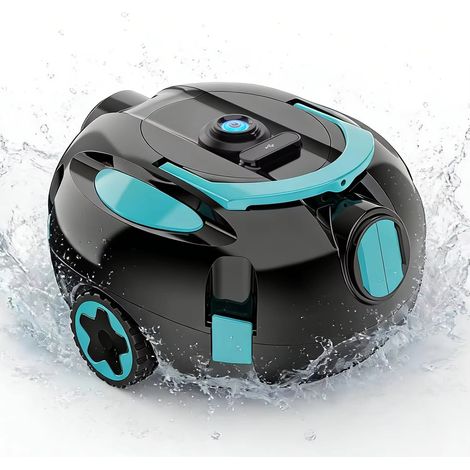 Robot Piscine Automatique H1 Sans Fil, Aspirateur de Fond Rechargeable, Autonomie 120 min, Filtre 180 μm, Retour Automatique au Bord (1/5)