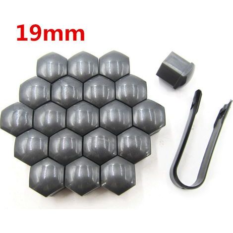 Tapones universales para tornillos de ruedas de coche, 20 piezas, tuerca de neumático, cubierta protectora decorativa