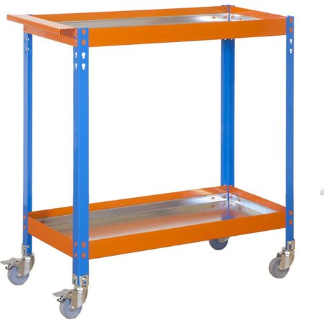 Simonrack Wagon 2/400 Metallwagen Blau/Orange