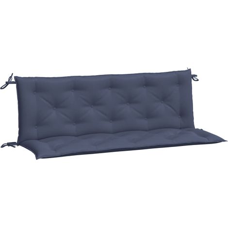 Maison Exclusive - Gartenbank-Auflagen 2 Stk. Marineblau 150x50x7